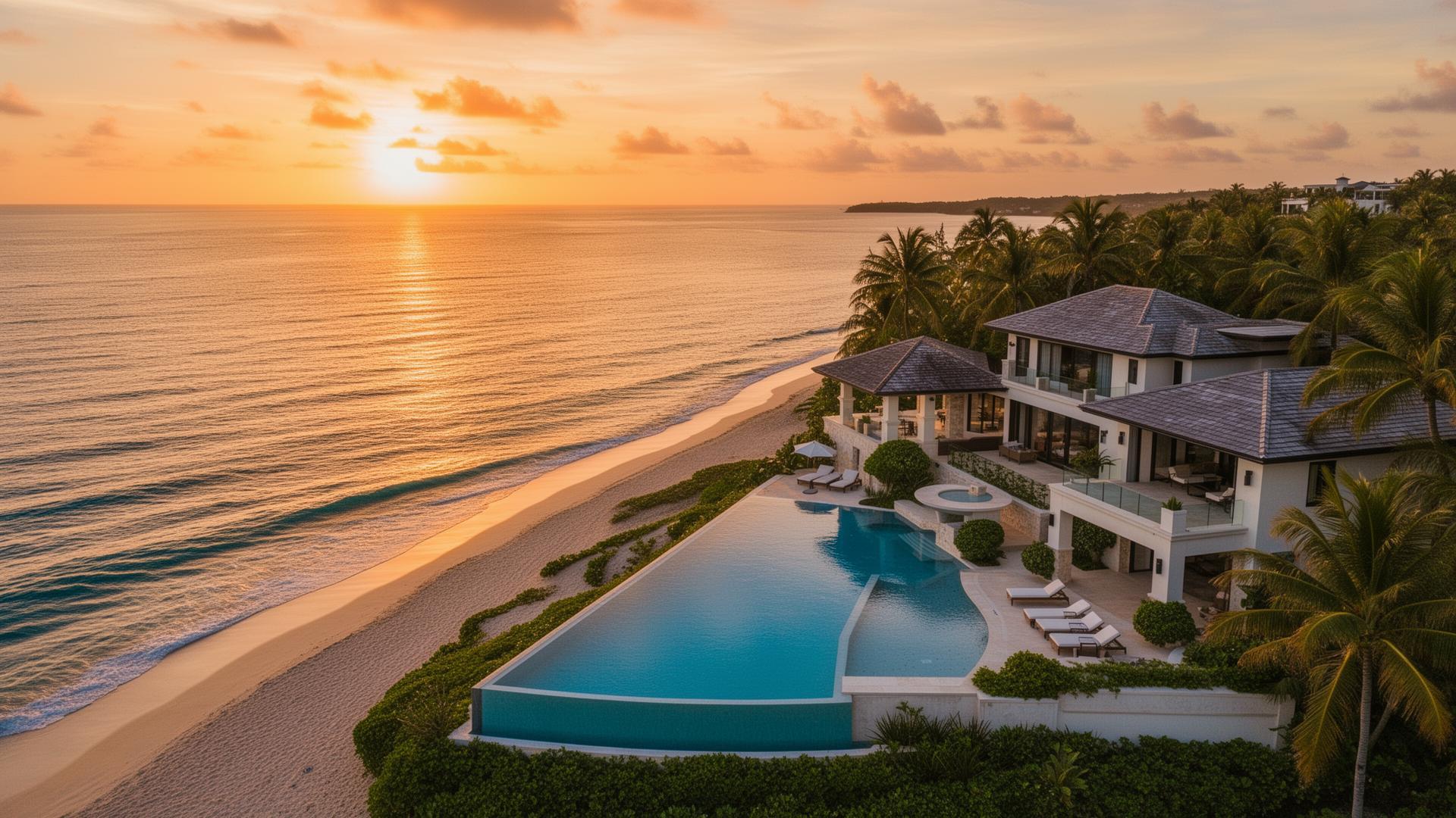 Luxury beachfront property — the outcome of smart real estate investing